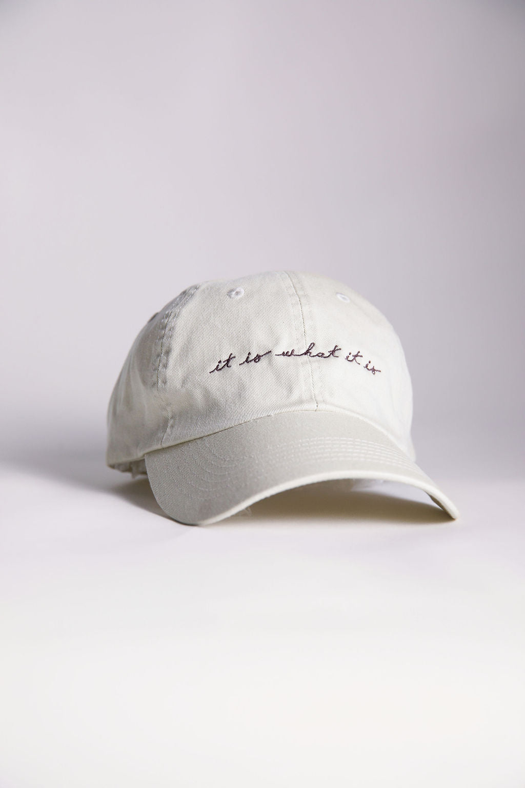 It is what it is Dad Hat - Cream