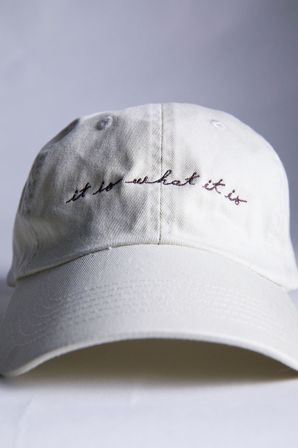 It is what it is Dad Hat - Cream